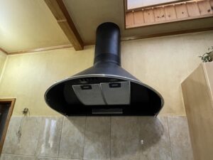 京都キッチン取付け隊　レンジフードのちょっと変わった選び方　施工前